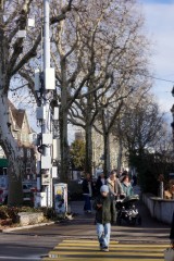 3G, 4G Antenne beim Trottoir